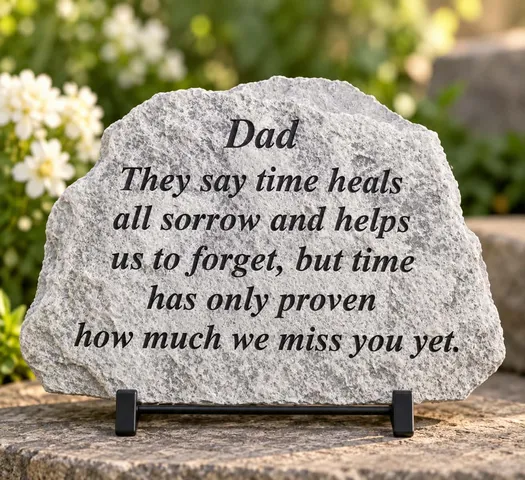 Small Dad Cherished Memories Stone Small Dad Cherished Memories Stone