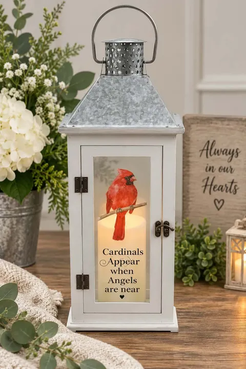 Cardinal Memorial Lantern Cardinal Memorial Lantern