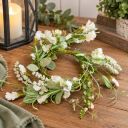 White Candle Wreath image