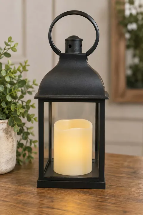 Small Classic Black Memorial Lantern Small Classic Black Memorial Lantern