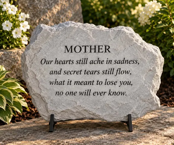 Mother’s Quiet Remembrance Sympathy Stone Mother’s Quiet Remembrance Sympathy Stone