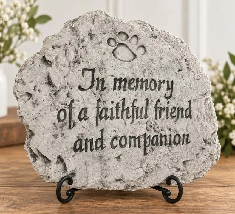 Faithful Friend Pet Memorial Stone