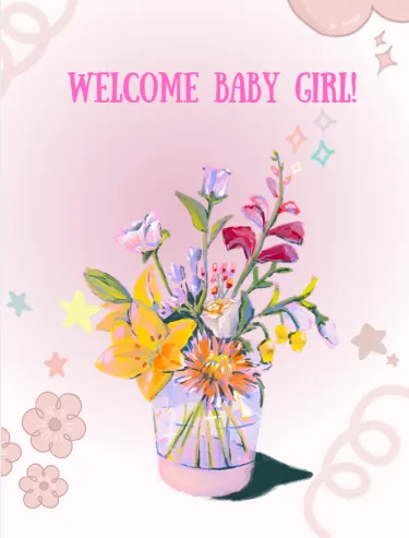 Baby Girl Designer’s Choice Arrangement Baby Girl Designer’s Choice Arrangement