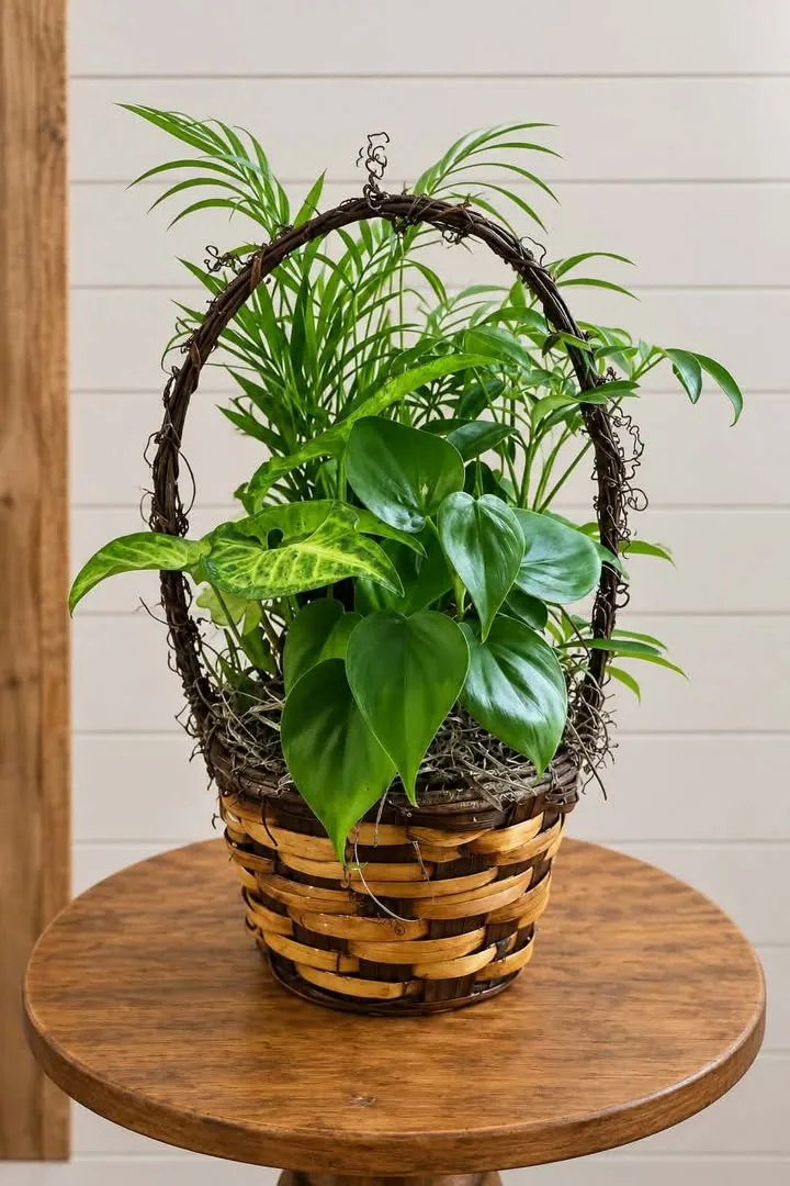 Small Basket Dish garden Small Basket Dish garden