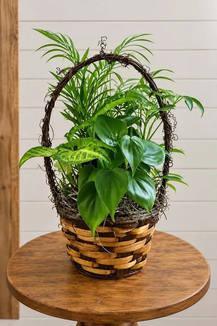 Small Basket Dish garden