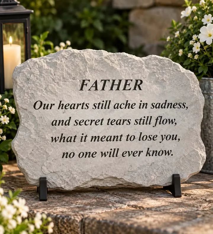 Father Quiet Remembrance Sympathy Stone