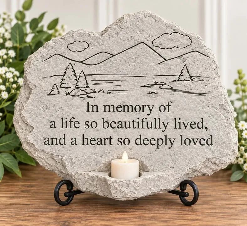 Beautifully Remembered Memorial Stone