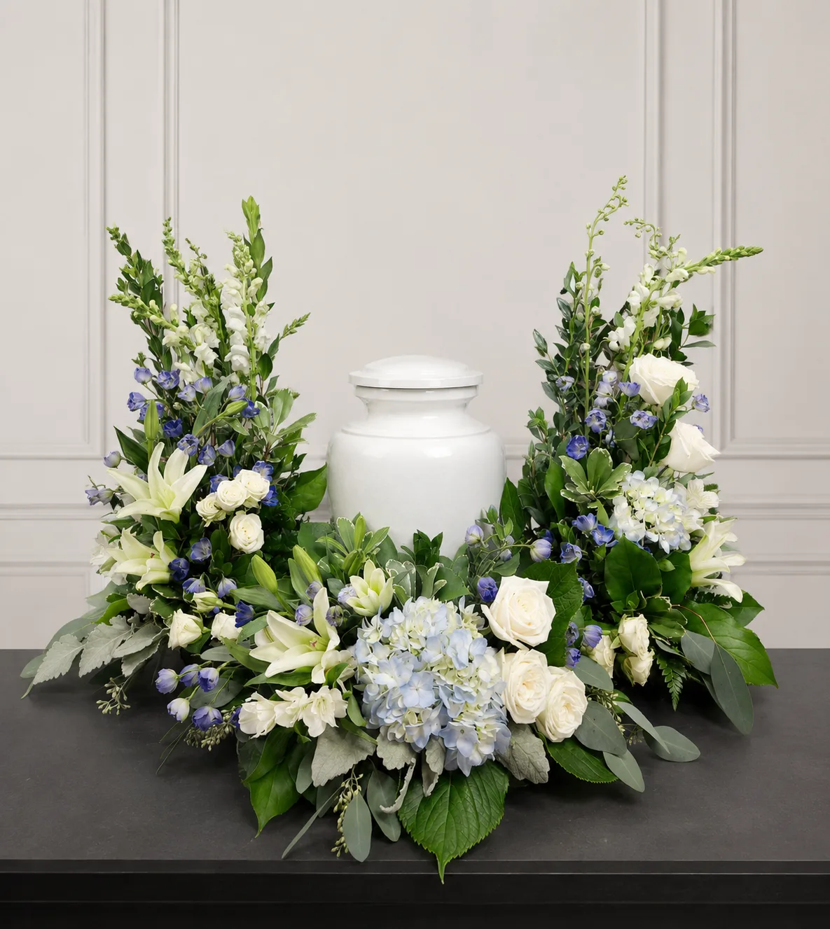 Heavenly Blue Remembrance Urn Spray Heavenly Blue Remembrance Urn Spray