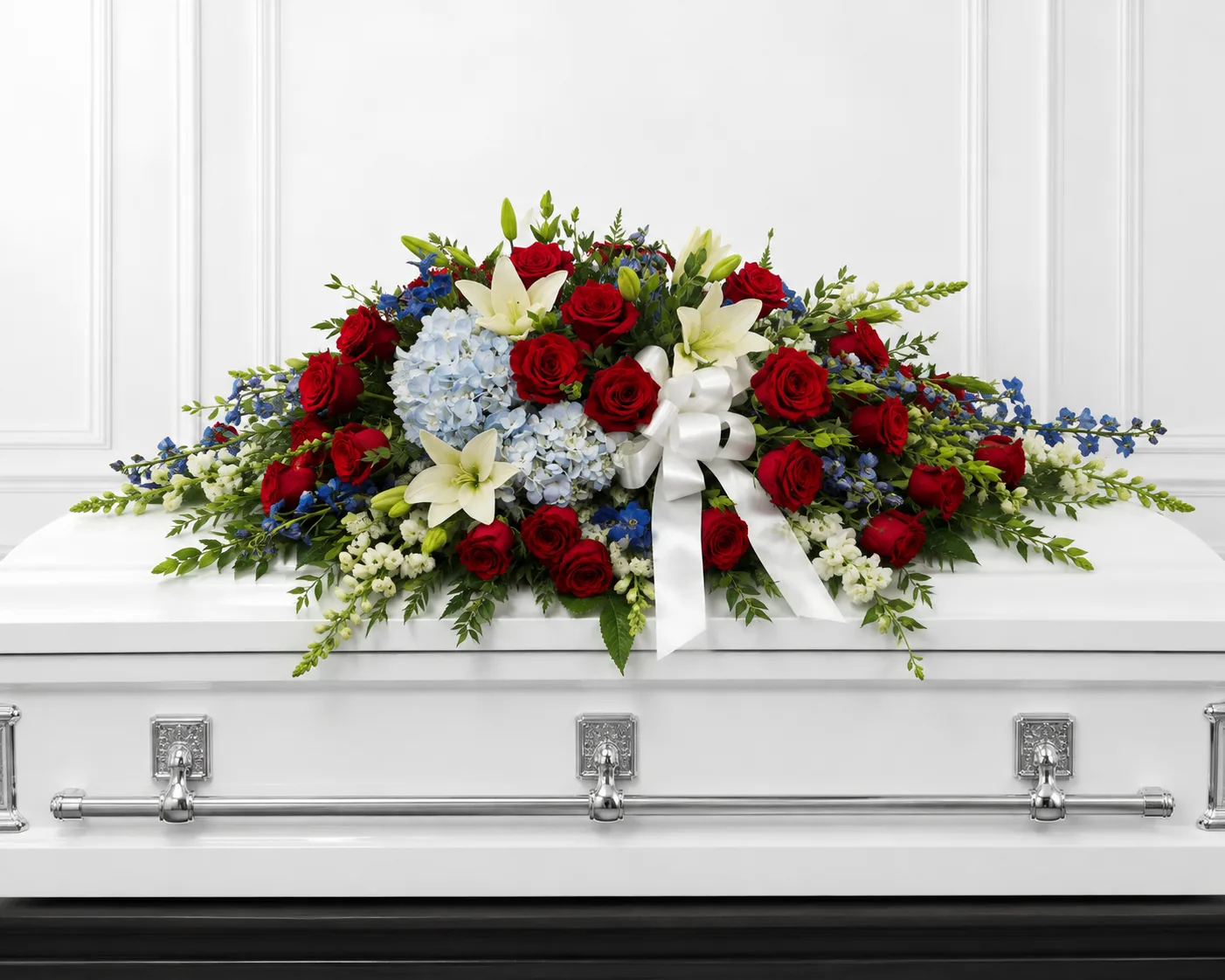 Honored Memories Half Casket Spray Honored Memories Half Casket Spray