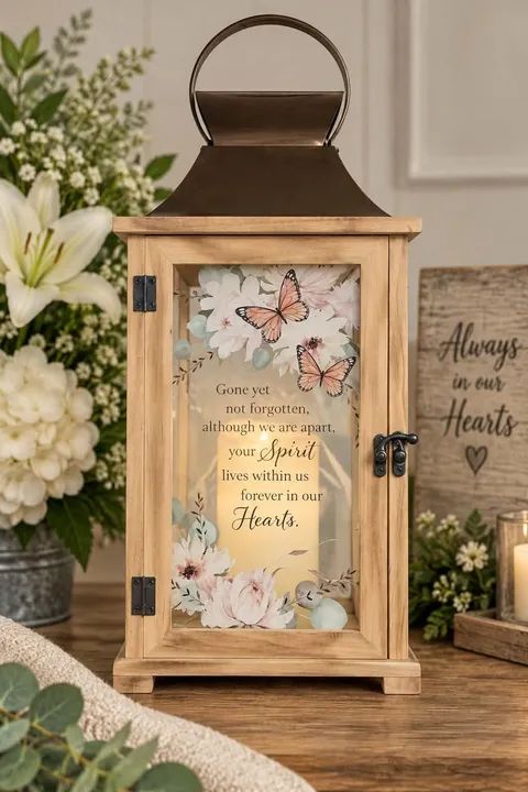 Forever in Our Hearts Memorial Lantern