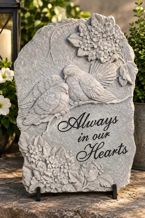 Always In Our Hearts Sympathy Stone Always In Our Hearts Sympathy Stone