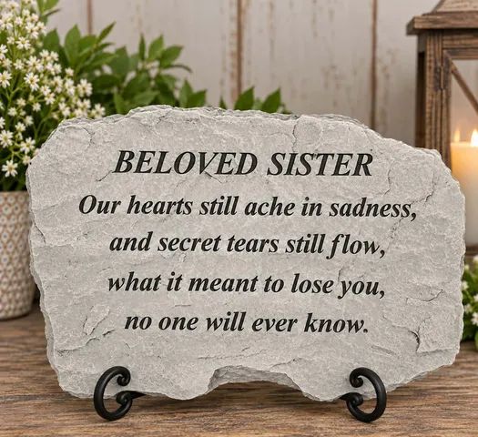 Beloved Sister Sympathy Stone