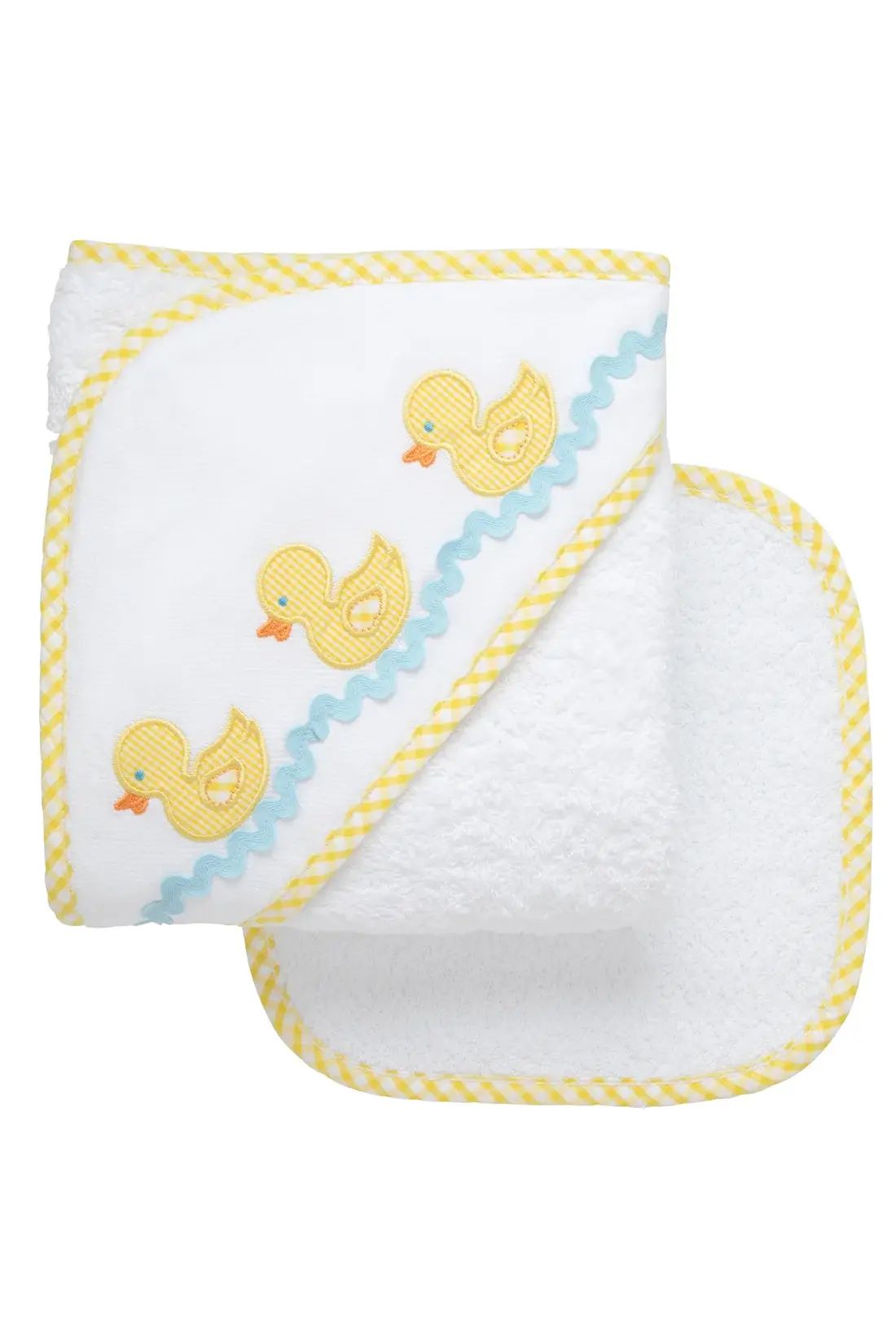 3 Marthas - Duck Baby Hooded Towel & Washcloth Set