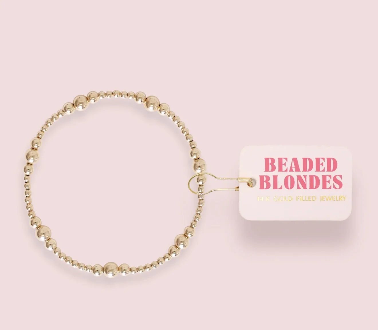 Beaded Blondes - Sutton Bracelet in Gold Beaded Blondes - Sutton Bracelet in Gold