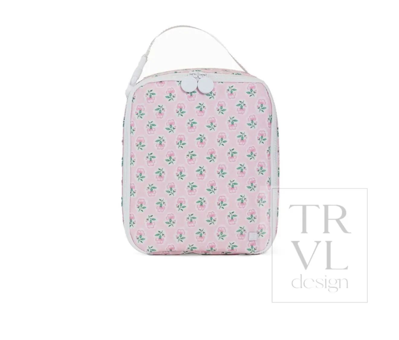 TRVL DESIGN - LUNCH BOX INSULATED LUNCH BAG - PETITE FLEUR PINK