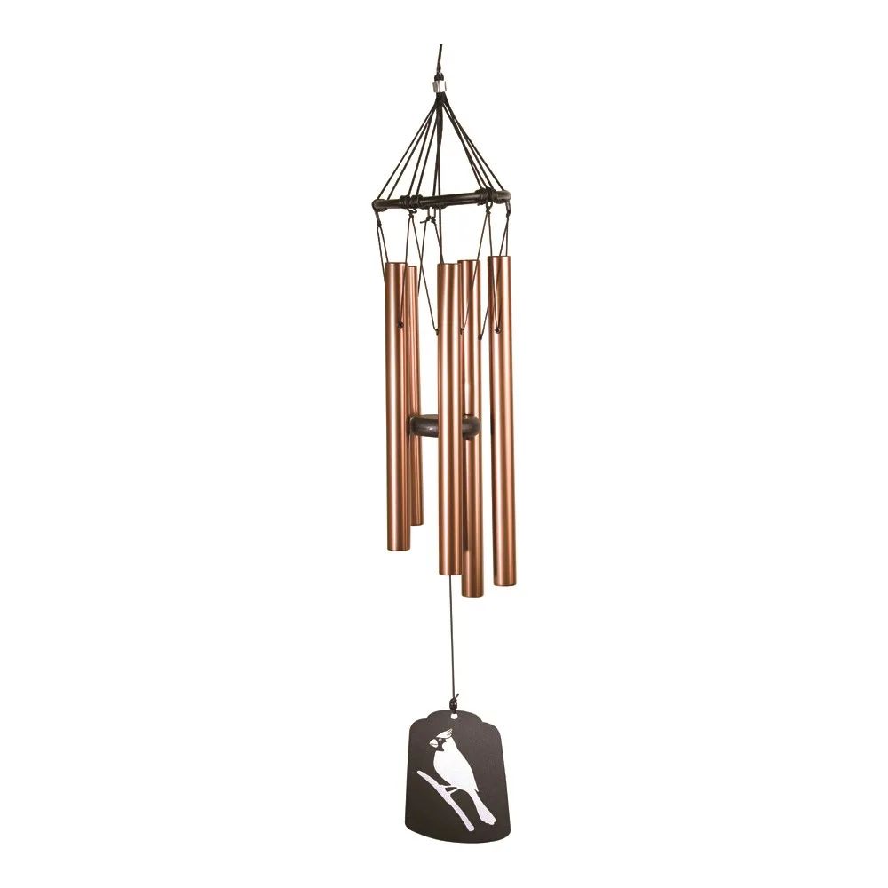 Inspirational Wind Chime Bronze Ring - Cardinal