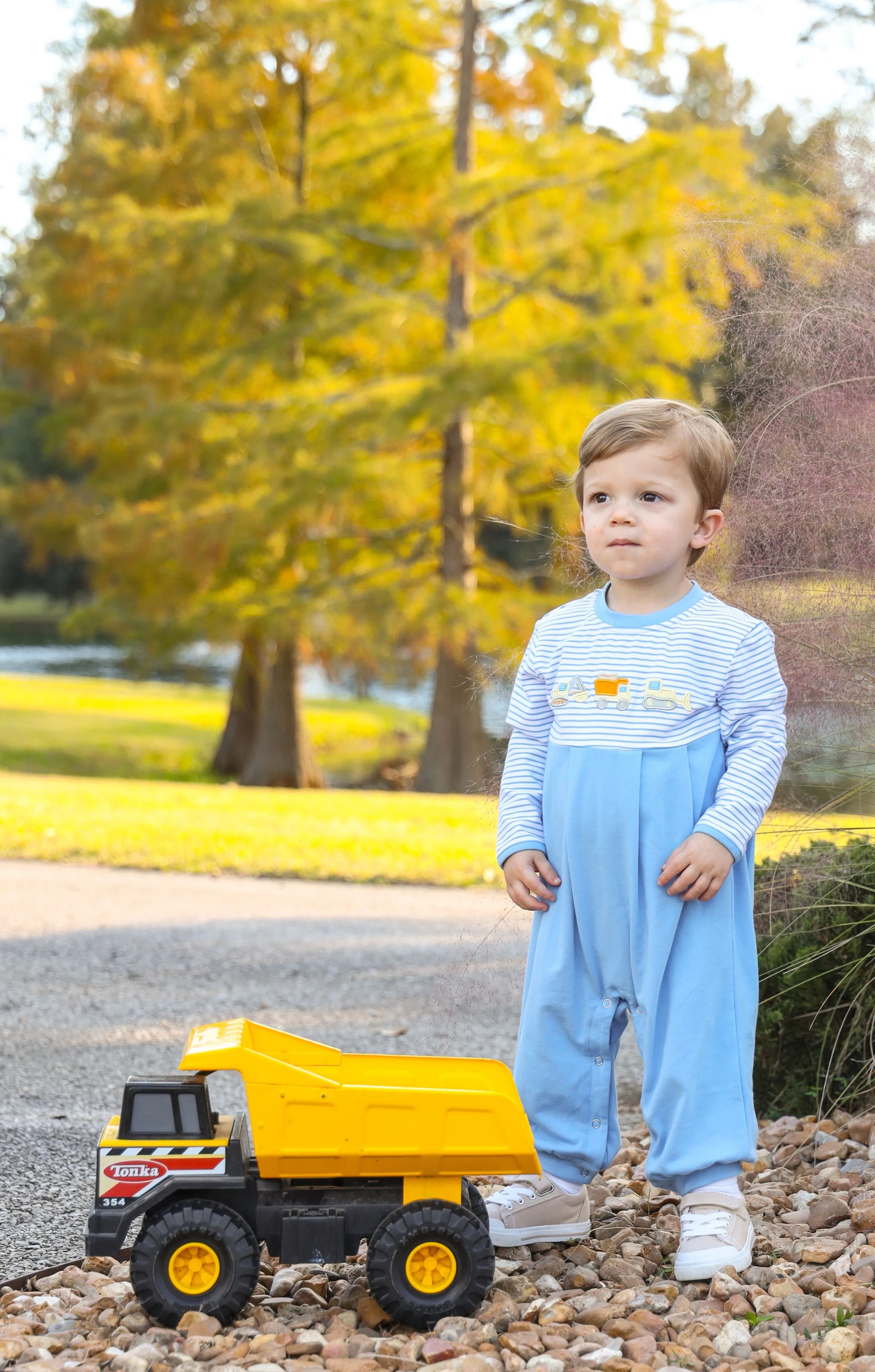 Trotter Street Kids - Construction Romper