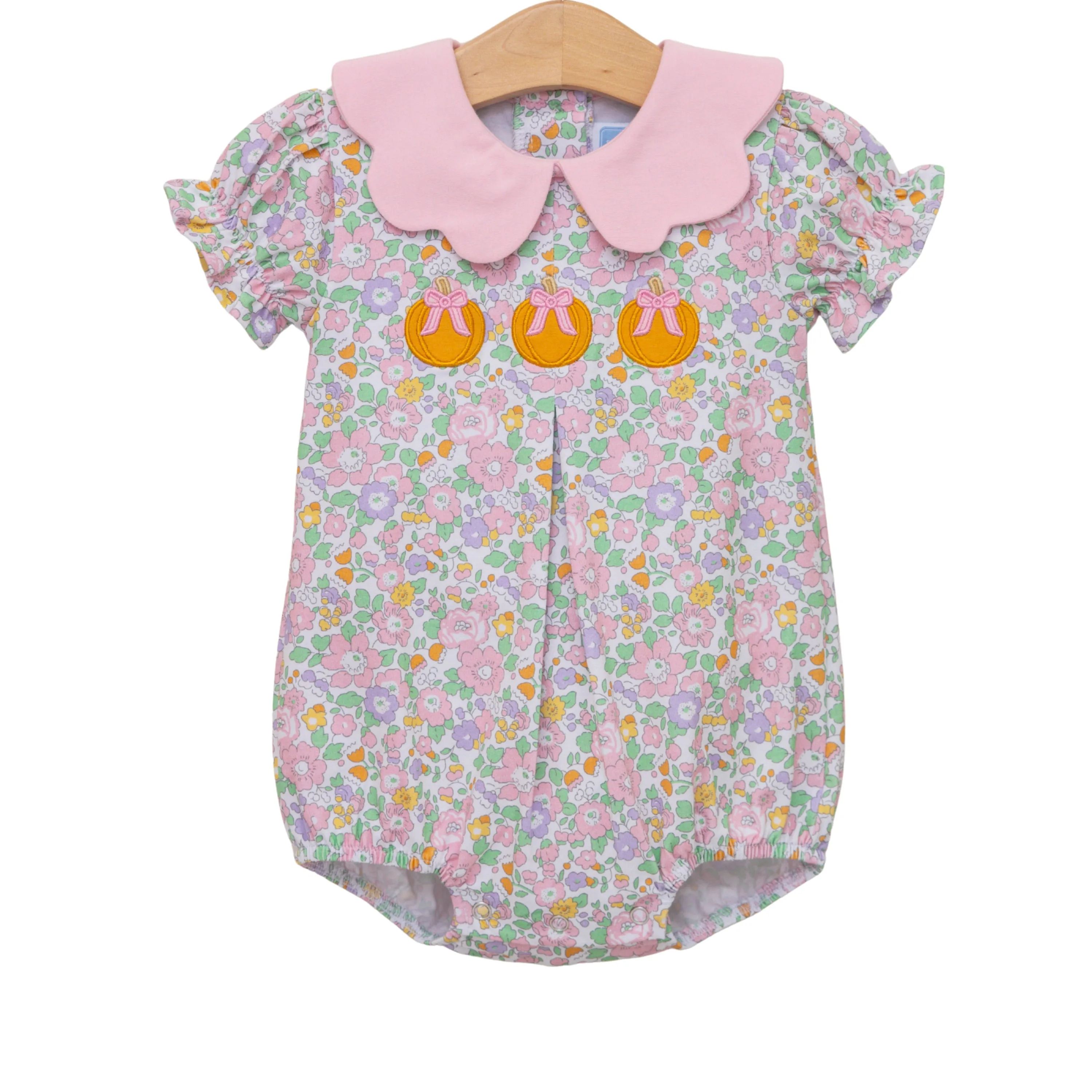 Trotter Street Kids - Pumpkin Floral Bubble