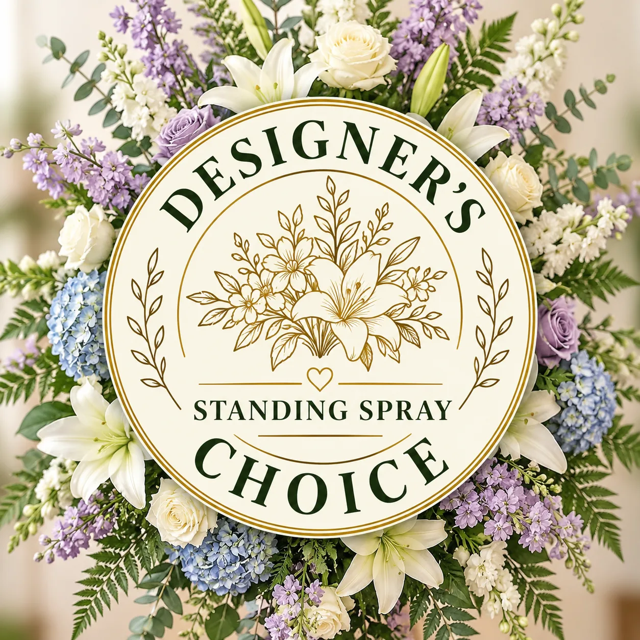 Designer's Choice Sympathy Standing Spray Designer's Choice Sympathy Standing Spray