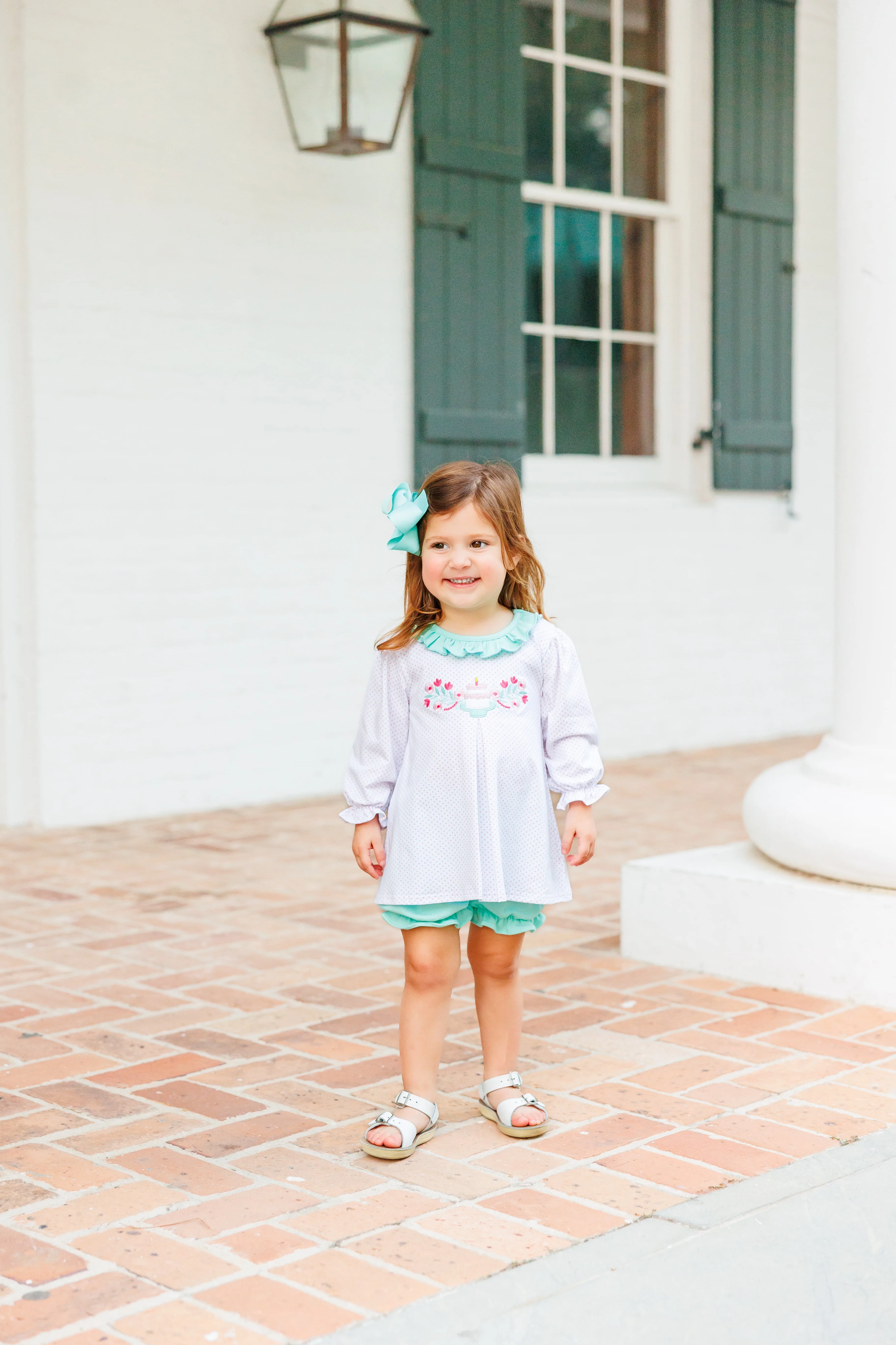 Trotter Street Kids - Birthday Ruffle Bloomer Set Trotter Street Kids - Birthday Ruffle Bloomer Set