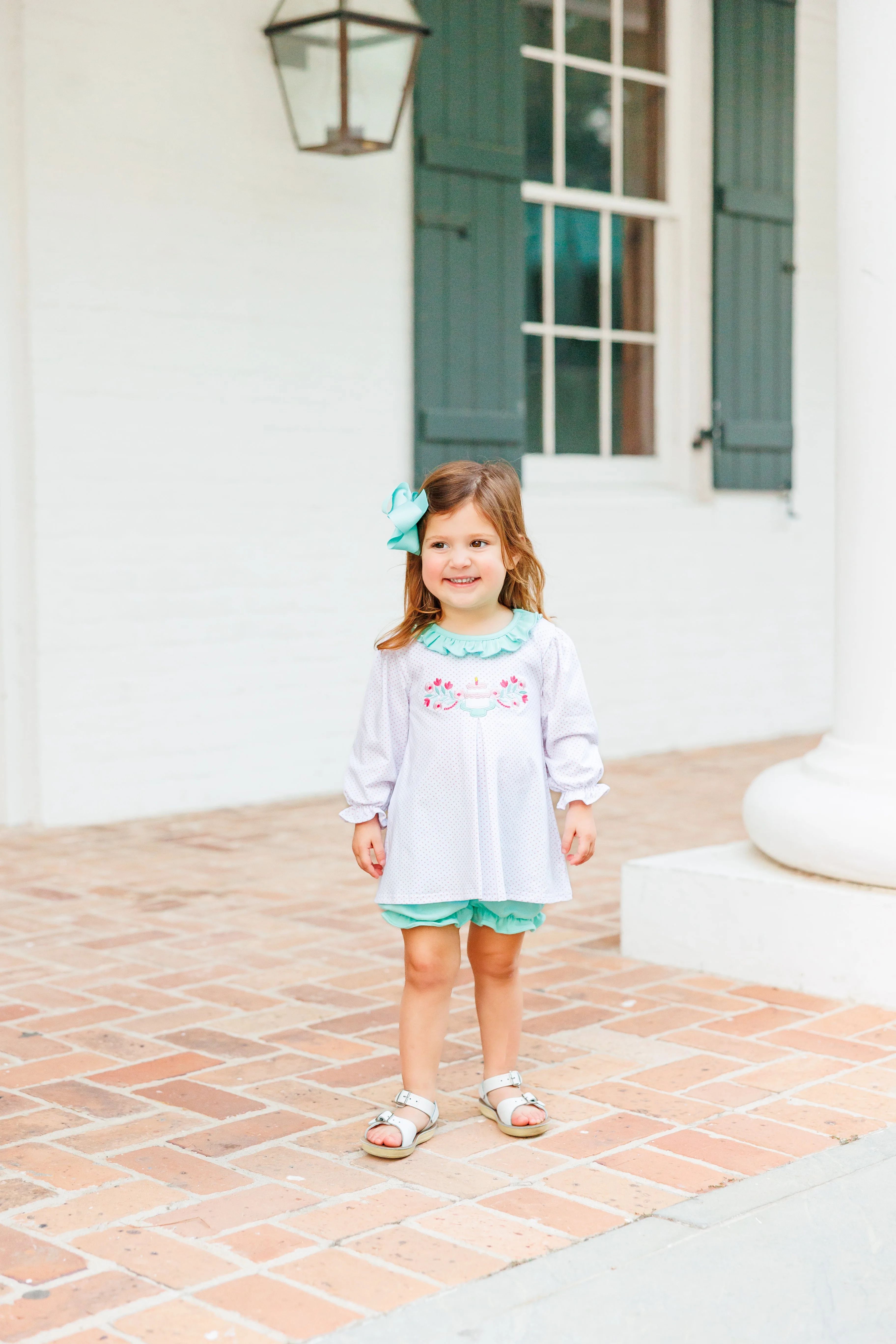 Trotter Street Kids - Birthday Ruffle Bloomer Set