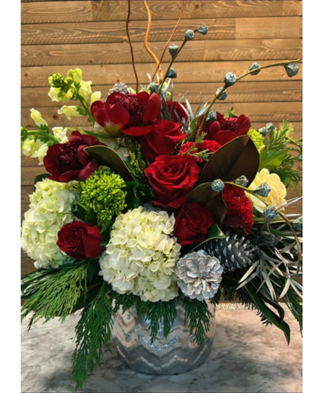 Crimson Winter Elegance Christmas flowers Crimson Winter Elegance Christmas flowers