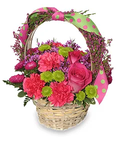 Spring Fever Basket Arrangement Spring Fever Basket Arrangement