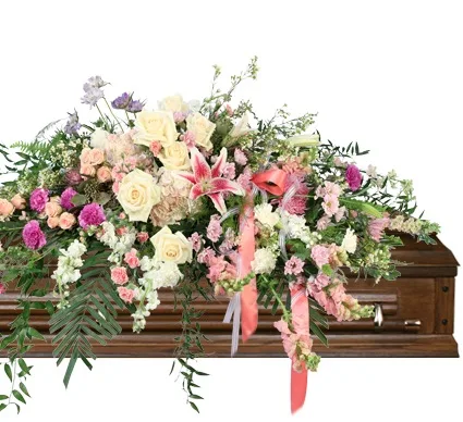 Cascading Calm Casket Spray Cascading Calm Casket Spray