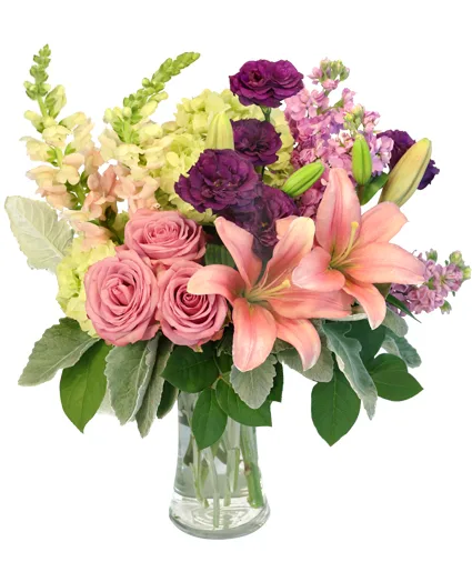 Lily's Afterglow Flower Arrangement Lily's Afterglow Flower Arrangement