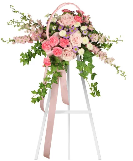 DELICATE PINK SPRAY Funeral Arrangement DELICATE PINK SPRAY Funeral Arrangement