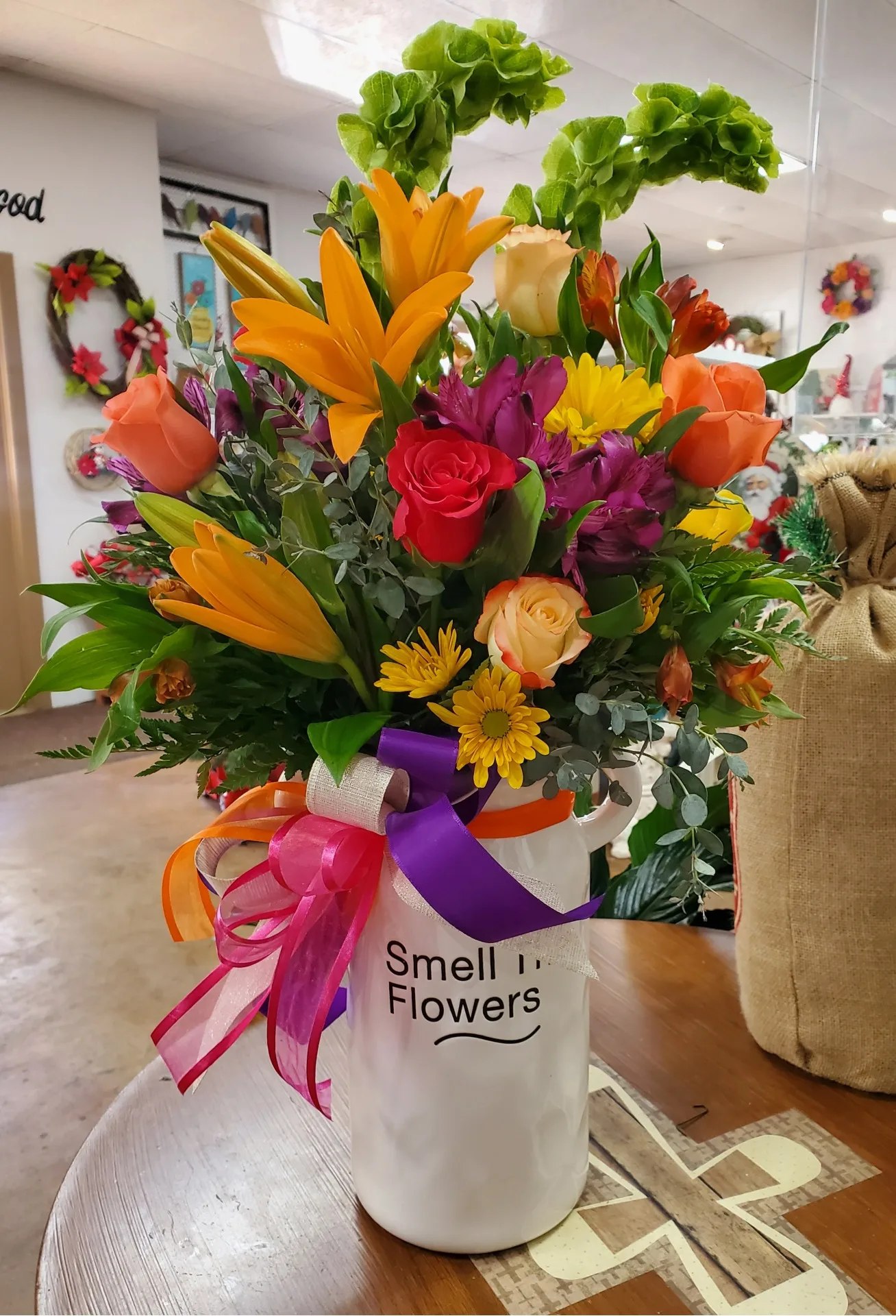 Smell the flowers delight everyday Smell the flowers delight everyday