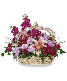 Happy Hugs Basket Flower Arrangement Happy Hugs Basket Flower Arrangement