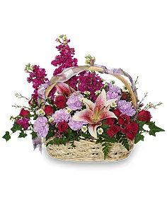 Happy Hugs Basket Flower Arrangement