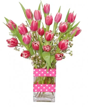 KISSABLE TULIPS Valentine's Day Bouquet KISSABLE TULIPS Valentine's Day Bouquet