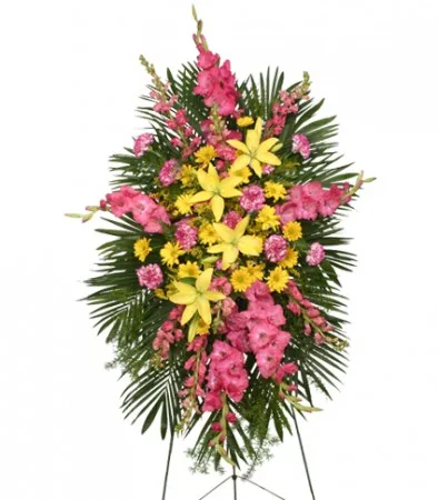 ENDURING LOVE STANDING SPRAY Funeral Flowers ENDURING LOVE STANDING SPRAY Funeral Flowers