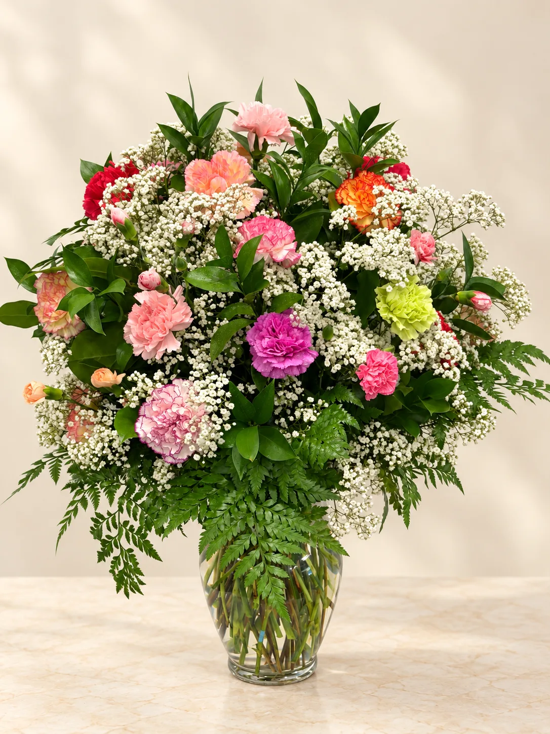 Carnival of Carnations Vase arrangement Carnival of Carnations Vase arrangement