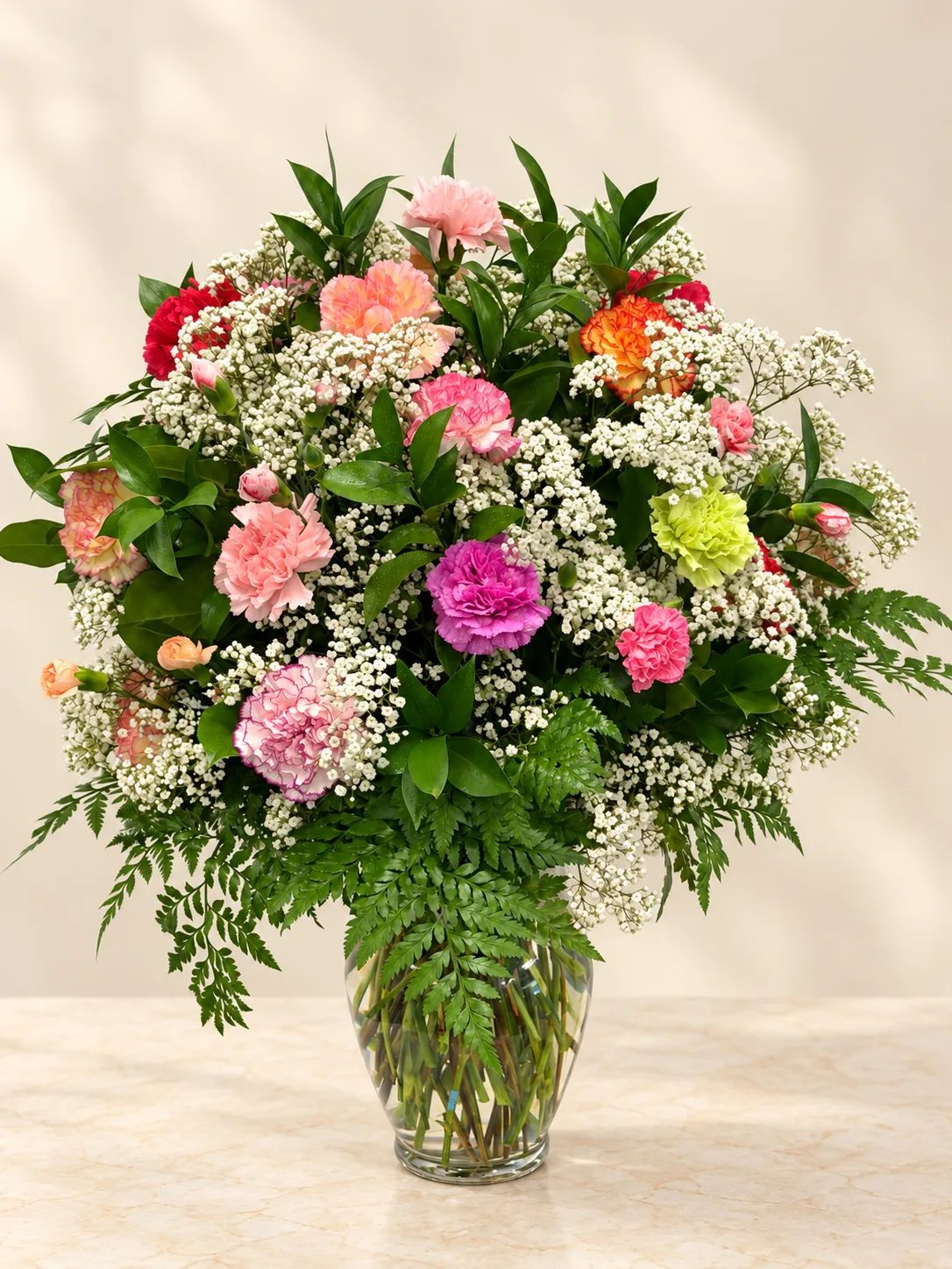 Carnival of Carnations Vase arrangement