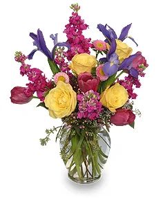 WATERCOLOR FLOWERS Arrangement