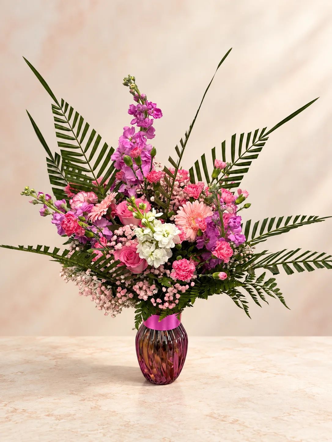 Pink Promise Vase Arrangement
