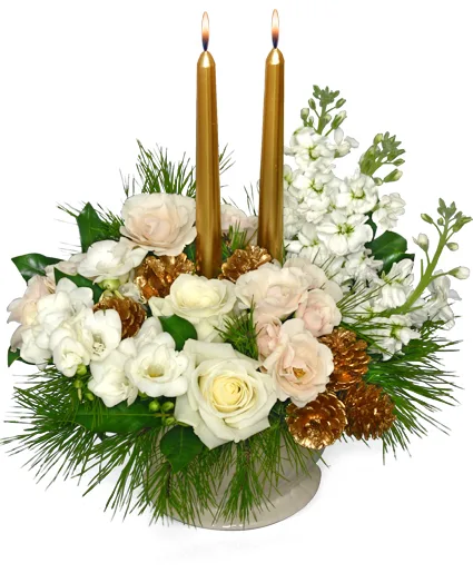 GLISTENING GOLD Floral Arrangement GLISTENING GOLD Floral Arrangement