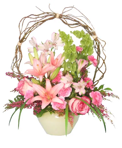 Trellis Flower Garden Sympathy Arrangement Trellis Flower Garden Sympathy Arrangement