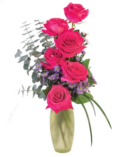 Hot Pink Roses Floral Design Hot Pink Roses Floral Design