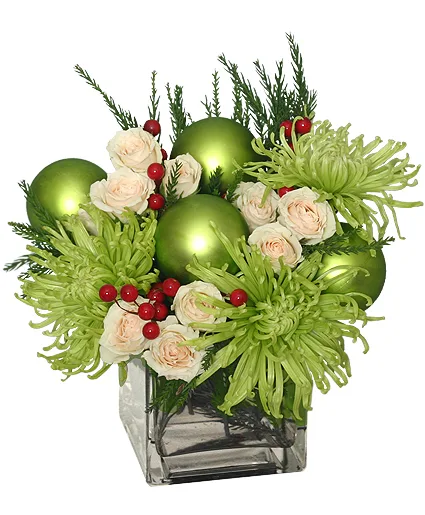 GLAMOROUS GREEN Holiday Bouquet GLAMOROUS GREEN Holiday Bouquet