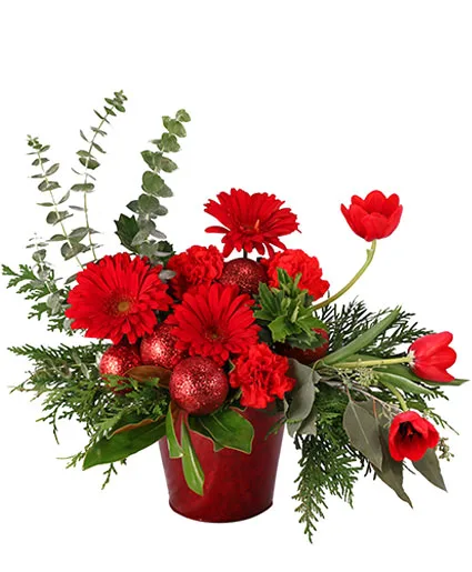 Delightful Red Dream Christmas Arrangement Delightful Red Dream Christmas Arrangement