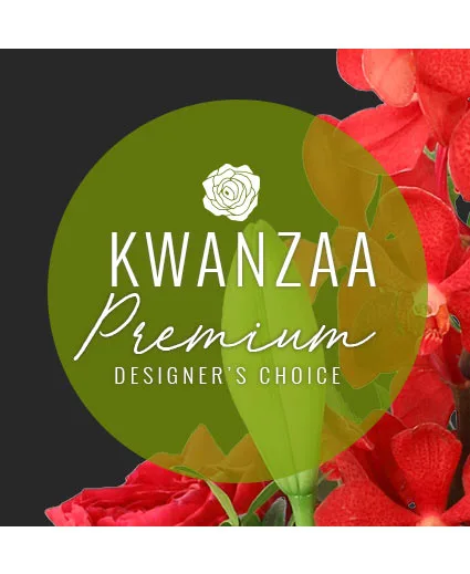 Premium Kwanzaa Flowers Designer's Choice Premium Kwanzaa Flowers Designer's Choice
