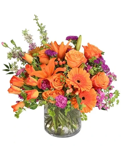 Mesmerizing Citrus Flower Arrangement Mesmerizing Citrus Flower Arrangement