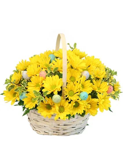 Easter Egg-spression Basket Arrangement