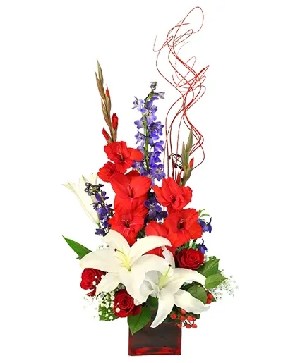 Victory Fireworks Vase Arrangement Victory Fireworks Vase Arrangement