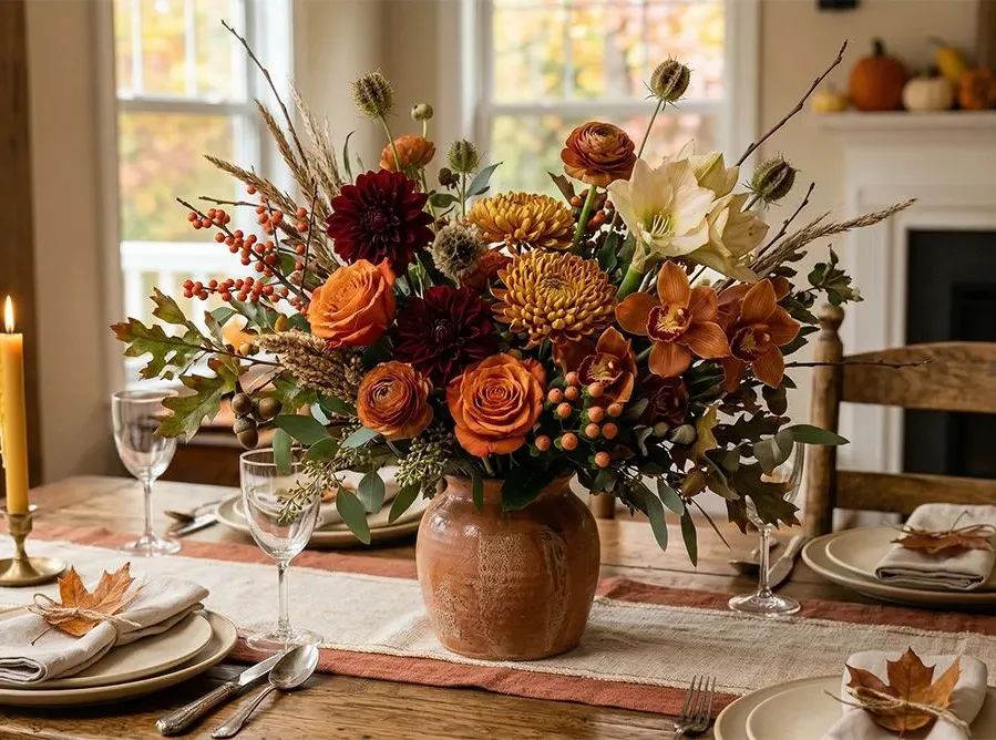 Designer’s Choice Thanksgiving Flower Arrangement