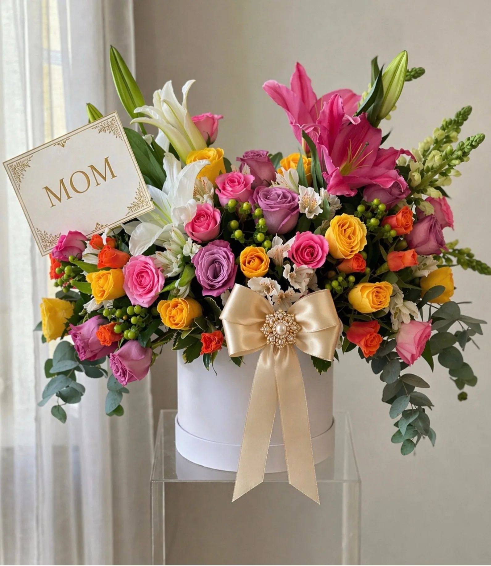 Mother’s Day Golden Embrace for Mom